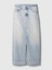 Kadın Açık Mavi Midi Denim Etek 3