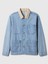 Erkek Mavi Relaxed Denim Chore Ceket 2