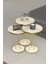 Orta Sehpa ve Zigon Sehpa Terra Set Gold Krem 4