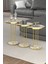 Orta Sehpa ve Zigon Sehpa Terra Set Gold Efes 5