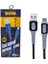 PM-3780 Örgülü 5 Amper Micro USB Hızlı Şarj Data Kablosu 3