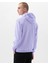 Erkek Lila Gap Logo Fransız Havlu Kumaş Sweatshirt 5