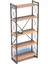 Kitaplık 5 Raflı Ceviz 180 cm 2