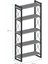Kitaplık 5 Raflı Ceviz 180 cm 3