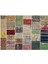 Çok Renkli Doğal Dokuma Patchwork Halı 1
