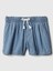 Kız Çocuk Açık Mavi Chambray Pull-On Şort 1