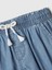 Kız Çocuk Açık Mavi Chambray Pull-On Şort 2
