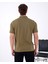 Fitilli Yarım Fermuarlı Polo Yaka Tshirt 3