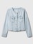 Kadın Açık Mavi Denim Ceket Washwell ile 2