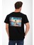Erkek Yapay Zeka Tasarım Sırt Aplike Özel Baskılı %100 Pamuklu Penye Regular Fit T-Shirt (Kızkulesi) 1