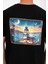 Erkek Yapay Zeka Tasarım Sırt Aplike Özel Baskılı %100 Pamuklu Penye Regular Fit T-Shirt (Kızkulesi) 4