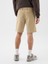 Erkek Bej Essential Khaki Şort 4