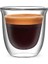 - Firenze Çift Duvarlı Cam Bardak 80ML 2'li Set 1