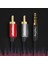 3.5mm Aux To 2 Rca Ses Kablosu 10 Metre 2