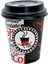 Excodi Cup - 8 Oz Kapaklı Karton Bardak - 250 ml - 100 Adet Kaliteli Otomat Bardağı, Sızdırmaz, El Yakmaz (Kırmızı) 1