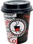 Excodi Cup - 8 Oz Kapaklı Karton Bardak - 250 ml - 100 Adet Kaliteli Otomat Bardağı, Sızdırmaz, El Yakmaz (Kırmızı) 3