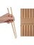 10 Çift Premium Bambu Chopstick Çin Yemek Çubuğu 2