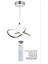 UltraNova 3 Renk Krom Kumandalı 4 Modlu Modern Sarkıt LED Avize, Alüminyum, 35x35 cm 1