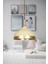 UltraNova Modern spor sarkıt avize, metal materyal, 50x30 cm, şık tasarım, altın ve krem renkli 2