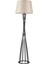 UltraNova Retro siyah metal köşe lambası, şık ve rustik tasarım, 45 cm çap, tek ayaklı, yüksekliği 101-150 cm 1
