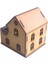 UltraNova Boyanabilir Ahşap 3D Puzzle, Asmalı Konak, 15x15x13,5 cm, 5 adet, kahverengi 3