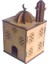 UltraNova 5'li Ahşap 3D Puzzle Camii, Boyanabilir, Hobi ve Eğlence, 20,5x12x11cm, Kahverengi 3