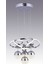 UltraNova 3 Renk Kristal Taşlı Led Avize, Ahşap Materyal, 53x110 cm, 4 Ampüllü 3