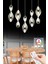 UltraNova Modern 5'li Ledli Metal Avize, Kumandalı, 3 Renk Seçeneği 1