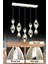 UltraNova Modern 5'li Ledli Metal Avize, Kumandalı, 3 Renk Seçeneği 2