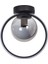 UltraNova Modern Hol ve Çocuk Odası LED Avize, Siyah Füme, Alüminyum, 2 Başlık 1
