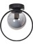 UltraNova Modern Hol ve Çocuk Odası LED Avize, Siyah Füme, Alüminyum, 2 Başlık 2