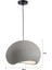 UltraNova Modern gri metal sarkıt avize, 40x80 cm, oturma odası ve salon kullanımı 4