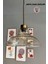 UltraNova Bal renkli tekli sarkıt avize, metal materyal, 20x23 cm, restoran ve salon aydınlatması 1