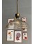 UltraNova Bal renkli tekli sarkıt avize, metal materyal, 20x23 cm, restoran ve salon aydınlatması 2
