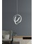 UltraNova Füme Sarkıt Led Avize, Modern, 3 Başlık, 25x70, Alüminyum, Beyaz Işık 1