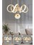 UltraNova Modern Alüminyum Sarkıt Avize, Çok Renkli, Dimmerli, 30x70 cm, Salon ve Mutfak İçin 2