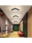UltraNova Modern 3'lü renkli LED tavan lambası, 24x24cm, akrilik ve metal malzeme 4
