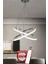 UltraNova 3 Renk Işıklı Modern Sarkıt Led Avize, Alüminyum, 33x70, Salon, Mutfak, Hol İçin 3