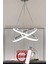 UltraNova 3 Renk Işıklı Modern Sarkıt Led Avize, Alüminyum, 33x70, Salon, Mutfak, Hol İçin 4