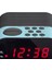 UltraNova Mavi Dijital Radyo Saat, Çift Alarm Fonksiyonu, Plastik Malzeme 3