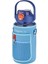 Kılıflı ((Telefon Koyma Yeri)) Taşıma Askılı 1500 ml Pipetli/pipetsiz Kullanım Su Matarası 2