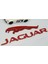 Jaguar Panter Kırmızı Bagaj Yazı Logo Arma Seti 4