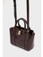 Kadın Mini Tote Çanta El ve Omuz Kullanımına Uygun Modern Gold Tokalı Tasarım 2