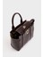 Kadın Mini Tote Çanta El ve Omuz Kullanımına Uygun Modern Gold Tokalı Tasarım 4