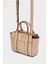 Kadın Mini Tote Çanta El ve Omuz Kullanımına Uygun Modern Gold Tokalı Tasarım 2