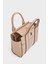 Kadın Mini Tote Çanta El ve Omuz Kullanımına Uygun Modern Gold Tokalı Tasarım 4