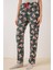 4323 Desenli Pijama Altı - Zümrüt Yeşili 2
