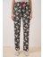 4323 Desenli Pijama Altı - Zümrüt Yeşili 5
