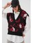 15923 Kadın Oversize Triko Süveter - Siyah 1