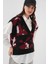 15923 Kadın Oversize Triko Süveter - Siyah 5